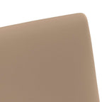 Esszimmerstühle mit Rollen 2 pcs Cappuccino 57 x 66 x 94 cm