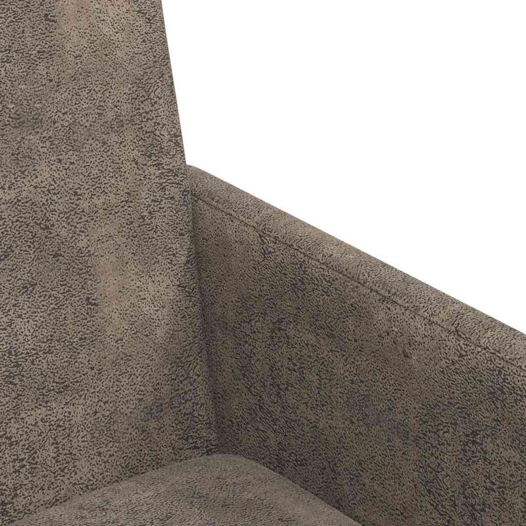 Esszimmerstühle mit Rollen 2 pcs Dunkelgrau 57 x 66 x 94 cm