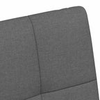 Esszimmerstühle mit Rollen 2 pcs Dunkelgrau 58 x 65 x 94 cm