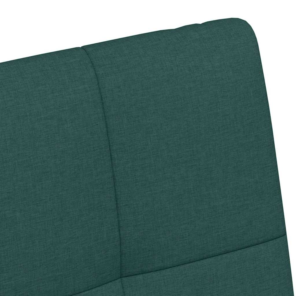 Esszimmerstühle mit Rollen 2 pcs Dunkelgrün 58 x 65 x 94 cm
