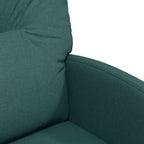 Esszimmerstühle mit Rollen 2 pcs Dunkelgrün 57 x 67 x 95 cm