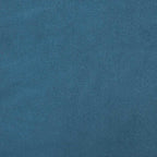 Esszimmerstühle mit Rollen 2 pcs Blau 58 x 67 x 97 cm Samt