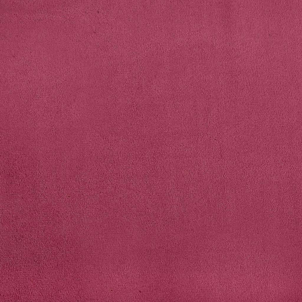 Esszimmerstühle mit Rollen 2 pcs Weinrot 58 x 65 x 98 cm Samt