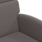Esszimmerstühle mit Rollen 2 pcs Grau 58 x 65 x 98 cm