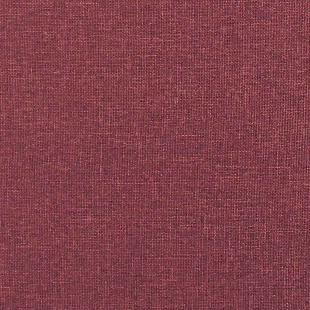 Esszimmerstühle 2 pcs Weinrot 57 x 67 x 95 cm Stoff