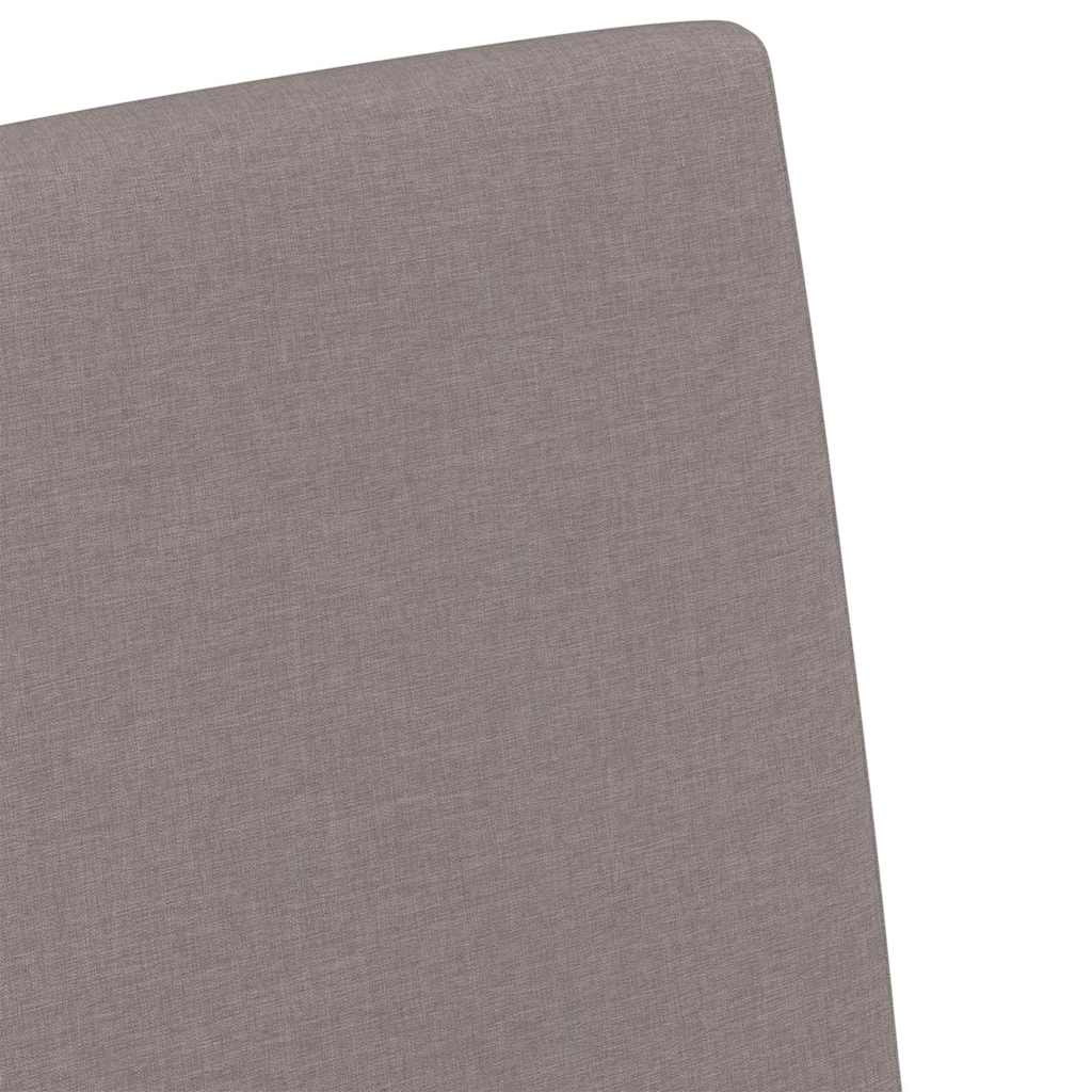 Esszimmerstühle 2 pcs Taupe 57 x 67 x 95 cm Stoff