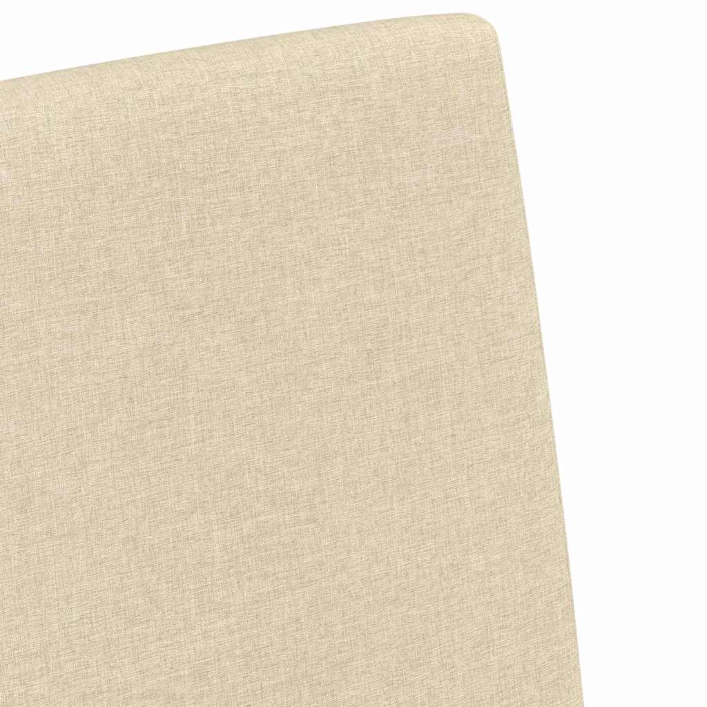 Esszimmerstühle 2 pcs Creme 57 x 67 x 95 cm Stoff