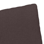 Esszimmerstühle 2 pcs Dunkelbraun 57 x 67 x 98 cm Stoff