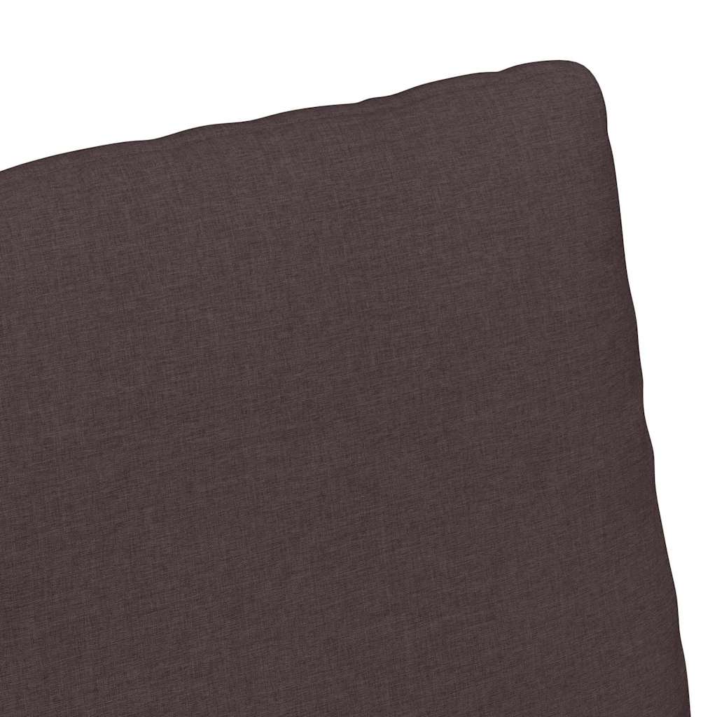 Esszimmerstühle 2 pcs Dunkelbraun 57 x 67 x 98 cm Stoff