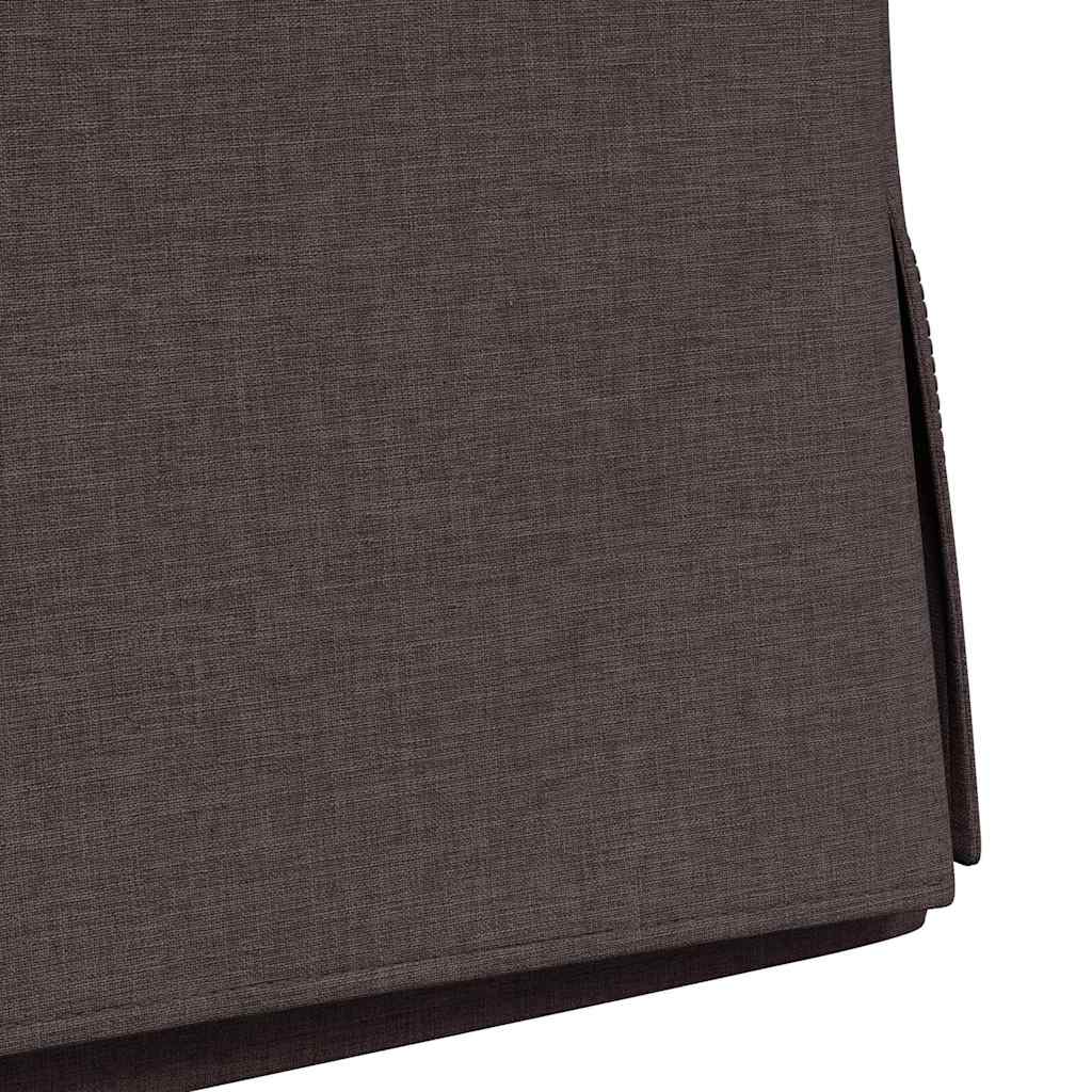 Esszimmerstühle 2 pcs Dunkelbraun 57 x 67 x 98 cm Stoff