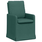 Esszimmerstühle 2 pcs Dunkelgrün 57 x 67 x 98 cm Stoff