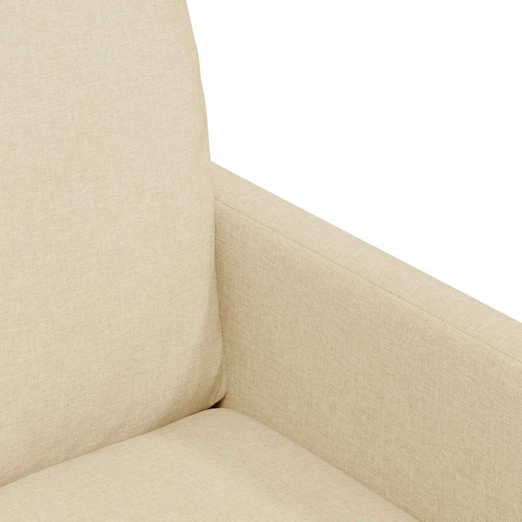 Esszimmerstühle 2 pcs Creme 57 x 67 x 98 cm Stoff