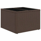 Gartensofa-set mit Speicher 10 pcs Grau Poly-Rattan