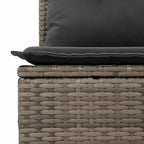 Sofa Set mit Kissen 5 pcs Poly-Rattan