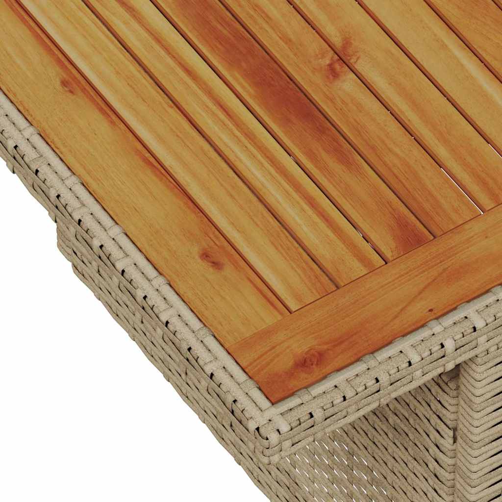 Garten-Sofa-Set 8 pcs Beige Poly-Rattan