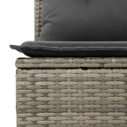 Gartensofa-set mit Kissen 13 pcs Grau