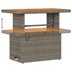 Garten-Sofa-Set mit Kissen mit Speicher 11 pcs Grau