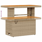 Garten-Sofa-Set mit Kissen 8 pcs Beige und Hellgrau