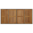 Garten Essgruppe 9 pcs Grau Poly-Rattan