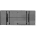 Garten Essgruppe 7 pcs Schwarz Poly-Rattan