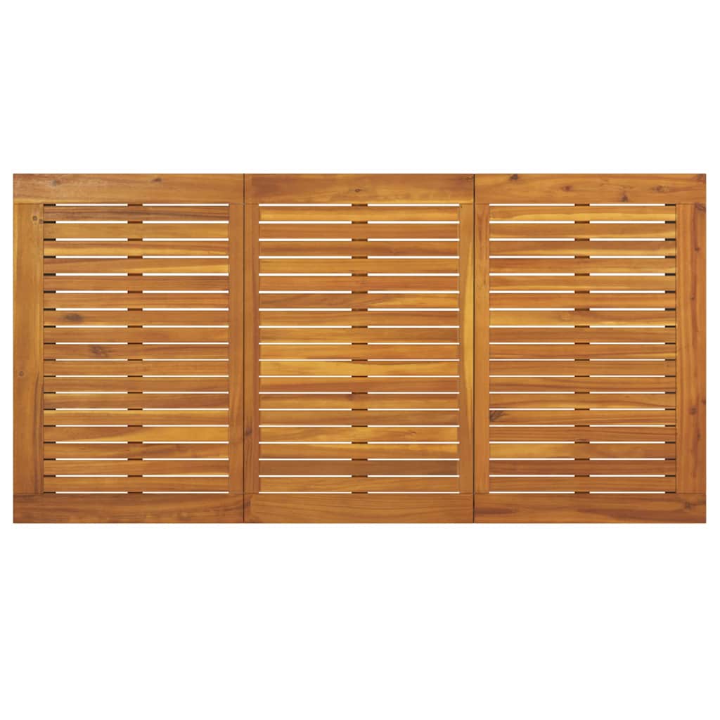 Garten Essgruppe 7 pcs Beige Massivholz Akazie