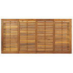Garten Essgruppe 9 pcs Beige Massivholz Akazie