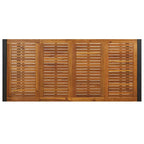 Garten Essgruppe 7 pcs Beige und Braun Poly-Rattan