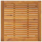 Garten Essgruppe 5 pcs Grau Massivholz Akazie