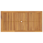 Garten Essgruppe 7 pcs Grau Massivholz Akazie