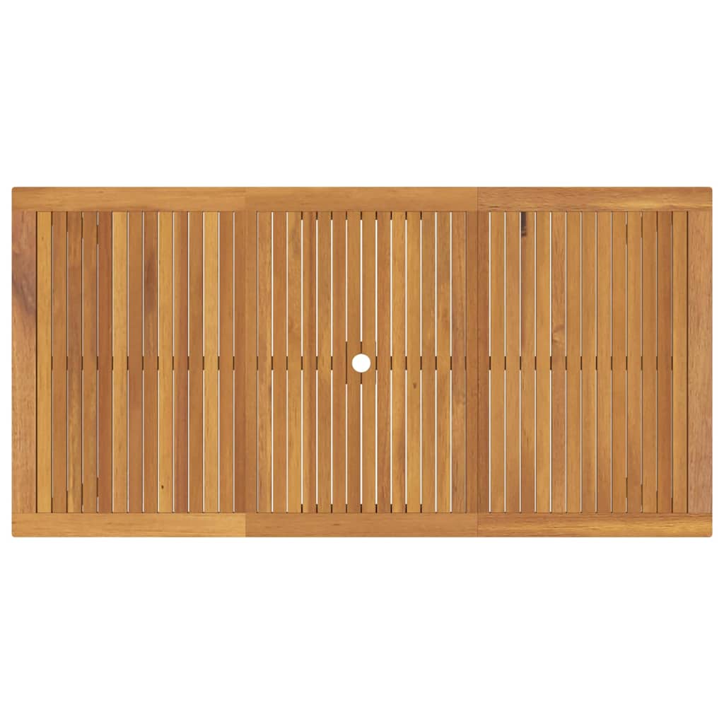 Garten Essgruppe 9 pcs Beige Massivholz Akazie