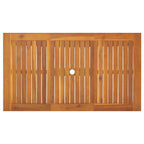 Garten Essgruppe 5 pcs Schwarz Massivholz Akazie