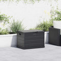 Gartenlagerbox Anthrazit 77,5 x 54,5 x 53 cm Kunststoff
