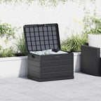 Gartenlagerbox Anthrazit 77,5 x 54,5 x 53 cm Kunststoff
