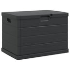 Gartenlagerbox Anthrazit 77,5 x 54,5 x 53 cm Kunststoff