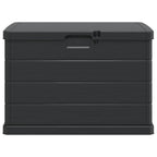 Gartenlagerbox Anthrazit 77,5 x 54,5 x 53 cm Kunststoff
