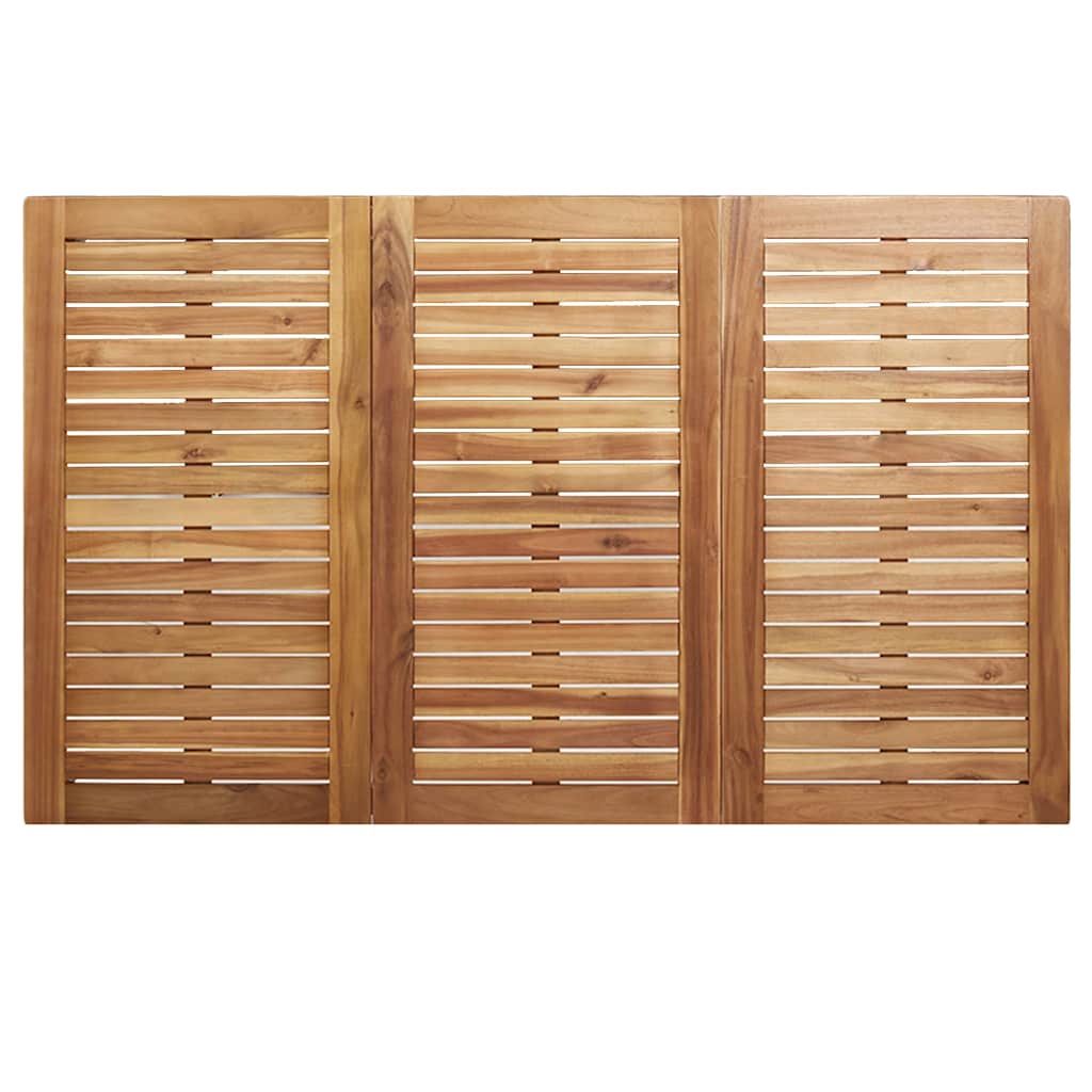 Garten Essgruppe 5 pcs Braun Massivholz Akazie