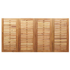 Garten Essgruppe 7 pcs Braun Massivholz Akazie