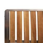 Outdoortisch-Set 3 pcs Braun Massivholz Akazie