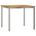 Outdoortisch-Set 3 pcs Braun Massivholz Akazie