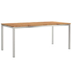 Outdoortisch-Set 5 pcs Braun Massivholz Akazie