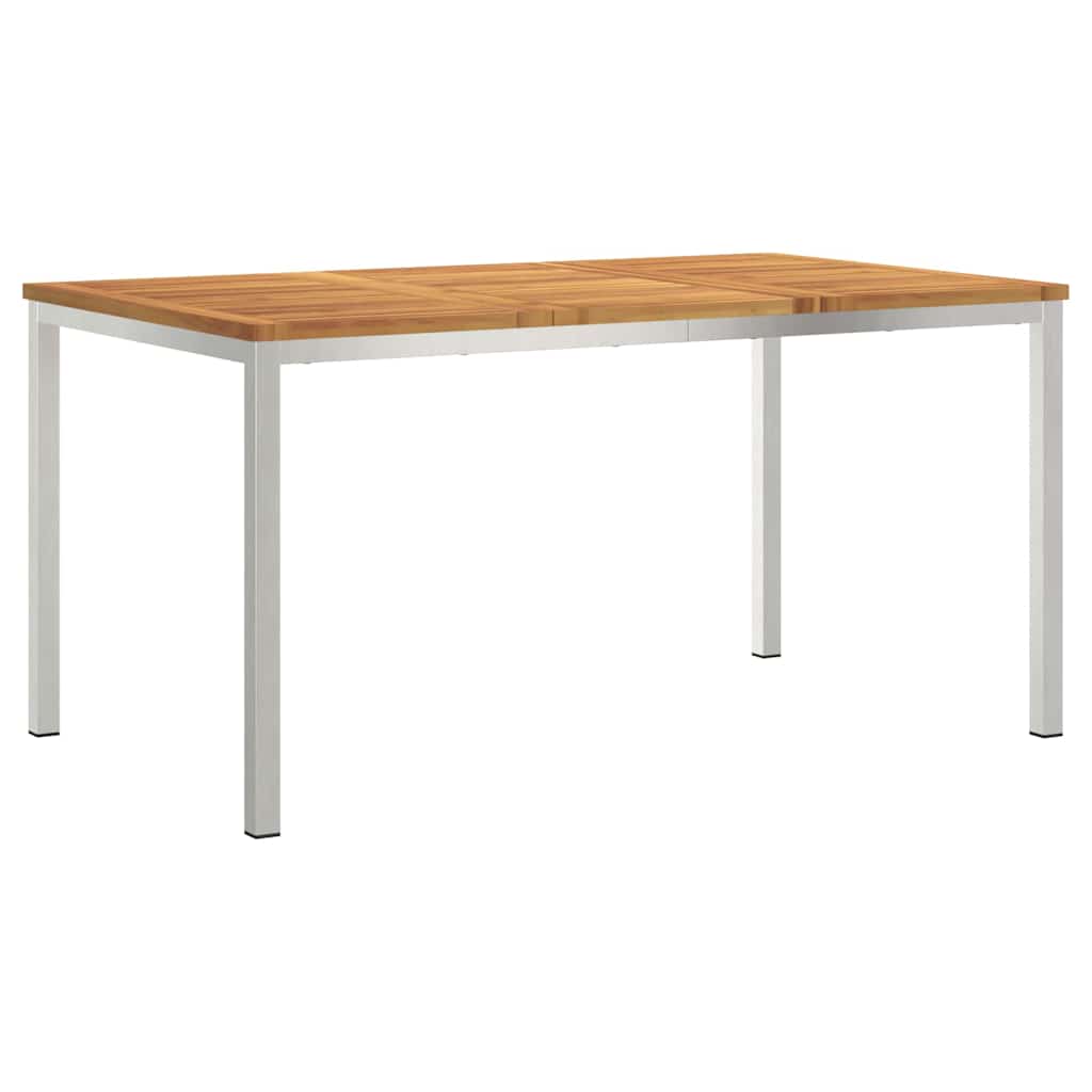 Garten Essgruppe 7 pcs Braun Massivholz Akazie