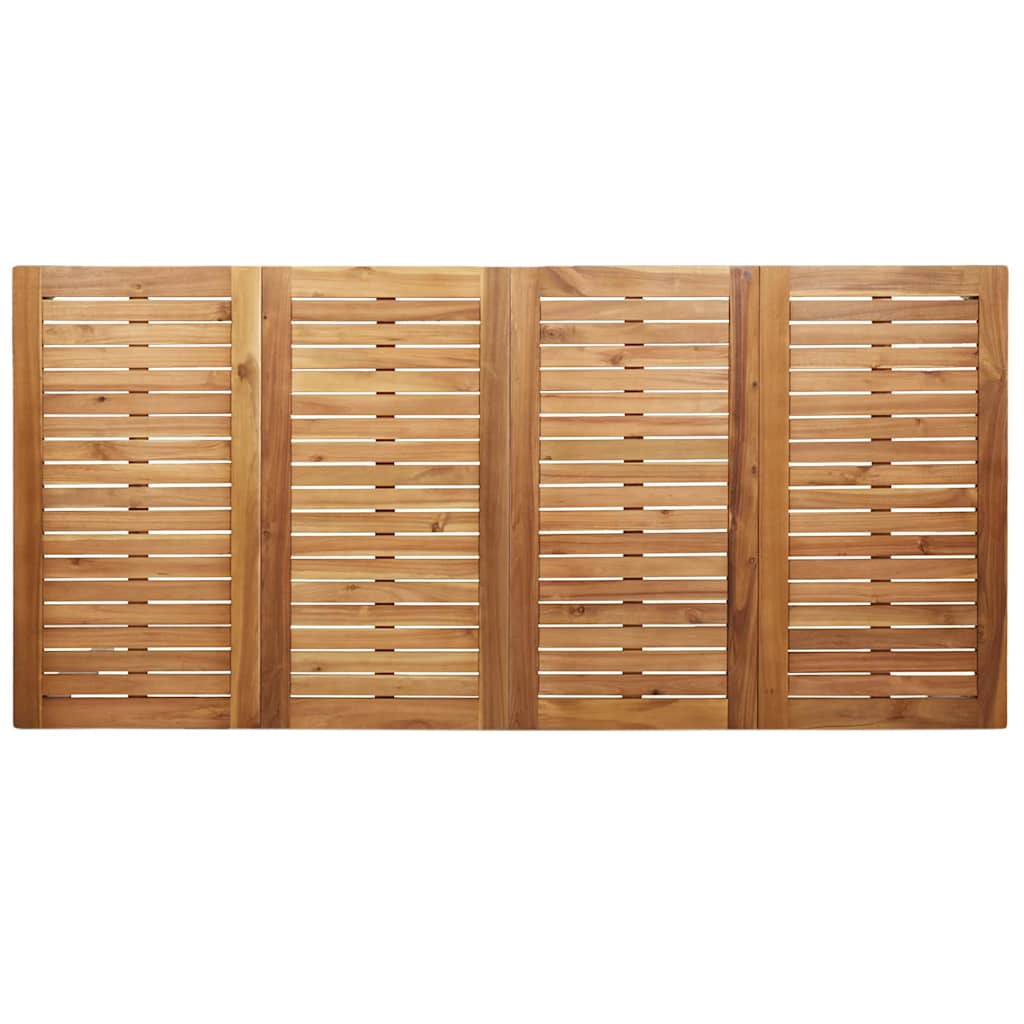 Garten Essgruppe 7 pcs Braun Massivholz Akazie