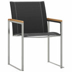 Garten Essgruppe 5 pcs Braun Massivholz Akazie