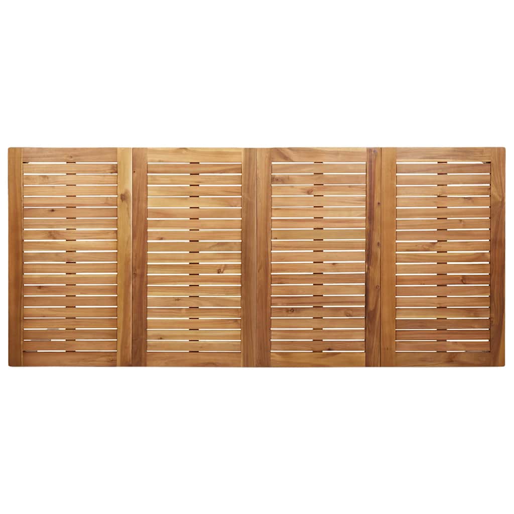 Garten Essgruppe 9 pcs Braun Massivholz Akazie