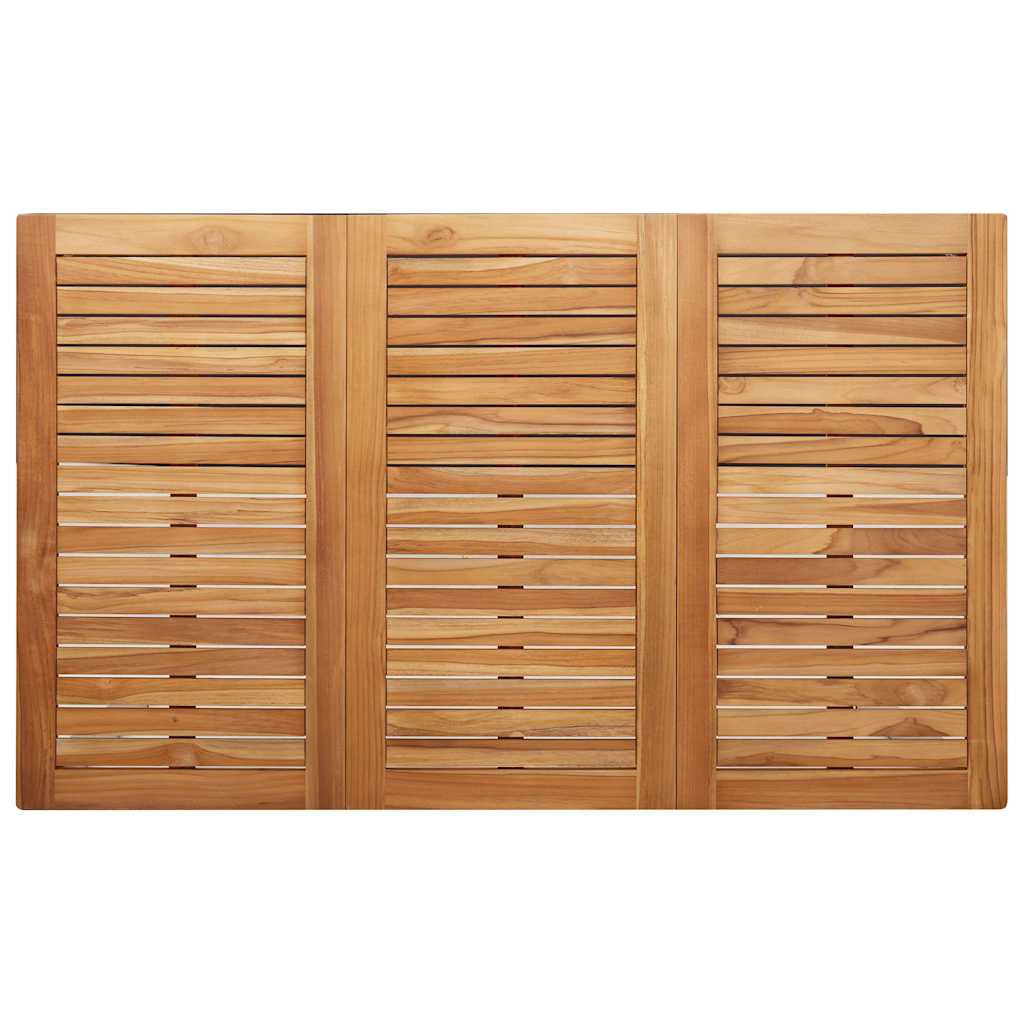 Garten Essgruppe 5 pcs Braun Massivholz Teak