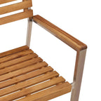 Gartenstuhl 6 pcs Öl-Natur 56 x 54,5 x 87 cm Massivholz Akazie