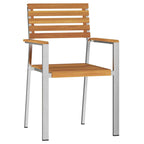 Gartenstuhl 6 pcs Öl-Natur 56 x 54,5 x 87 cm Massivholz Akazie