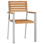 Gartenstuhl 6 pcs Öl-Natur 56 x 54,5 x 87 cm Massivholz Teak