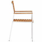 Gartenstuhl 6 pcs Öl-Natur 56 x 54,5 x 87 cm Massivholz Teak
