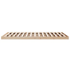 Bodenbettrahmen Natur 213,5 x 204 x 9 cm Massives Kiefernholz